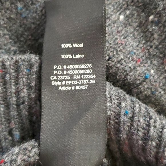 Aritzia TNA Grey crewneck 100% wool long sleeve pullover sweater size small - Picture 3 of 4